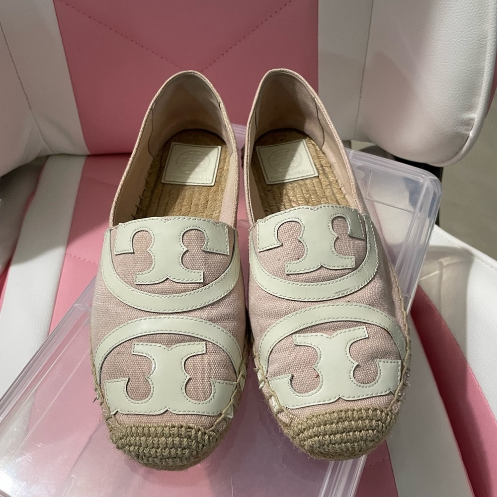 Tory Burch Light Pink Espadrilles